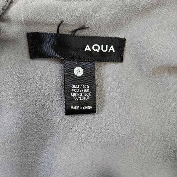 Aqua Python Print Front Ruched Mini Dress Size Small - Picture 3 of 7